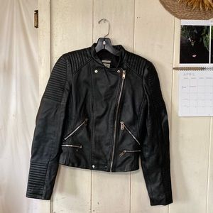 Zara leather jacket